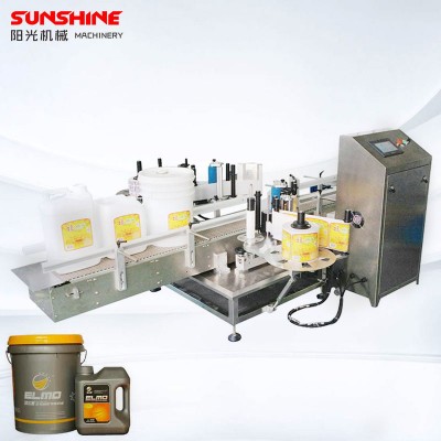 Automatic Large Barrel Double Side Labeling machine